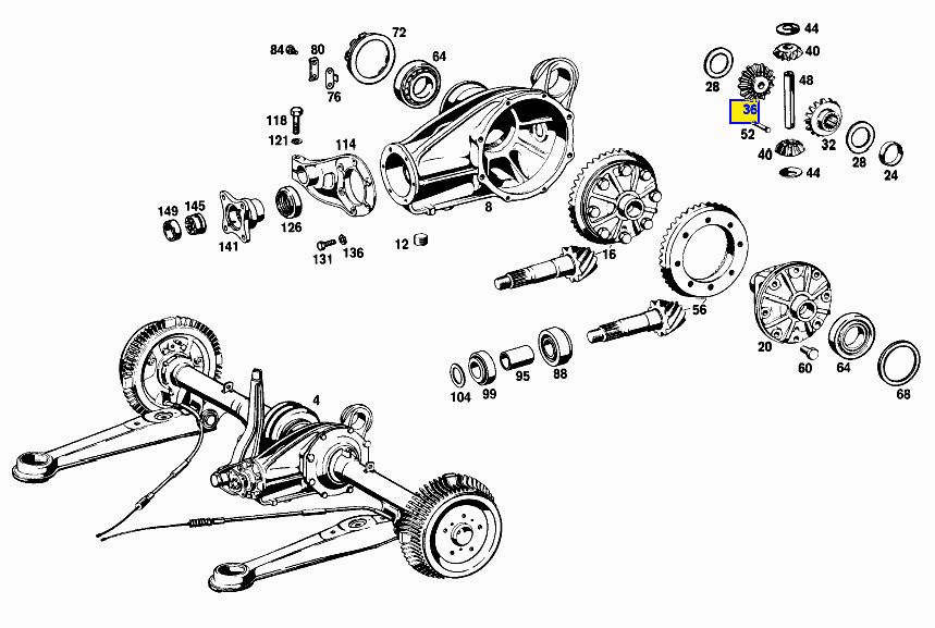 A1103500140 RIGHT SIDE GEAR
