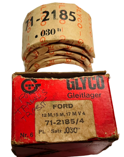 Glyco 71-2185 .030 Crankshaft bearing 4 cyl. 80x58.86 Ford Taunus 12M 1962