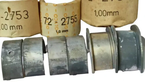 Mercedes Benz W114 1.00mm H790/7 Upper half & Lower half Crankshaft Main Bearing