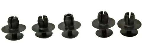 W123 Rivet Clip Retainer Trim Clip for Bonnet Hood Trunk Insulation set of 5