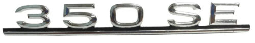 Mercedes Benz 350SE Chrome Dicky trunk lettering A1168170215