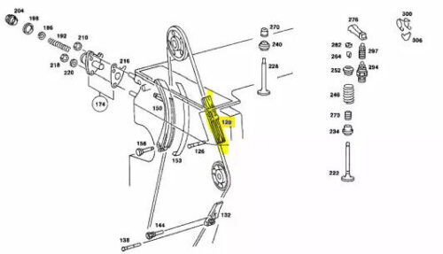 W180 W111 W110 W108 W114 W123 W121 W120 W100 Slide Rail Engine 1230520116