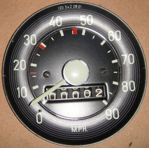 Mercedes Benz VDO SPEEDOMETER GAUGE 90MPH W120 180D