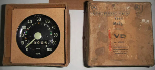 VDO SPEEDOMETER GAUGE 100MPH W120 W105 typ 219 220S