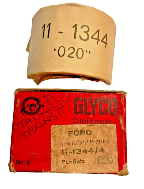 Glyco 11-1344/4 .020 Crankshaft bearing 4 cyl. 82x70.9 Ford Taunus 15M 1954-1957